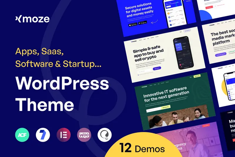 Mua Xmoze - Saas Software Startup WordPress giá rẻ