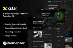 Mua Xstar - Creative Agency & Portfolio Template Kit giá rẻ