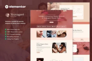 Mua Xtravagant - Beauty Salon Elementor Template Kit giá rẻ