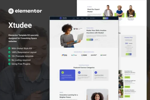 Mua Xtudee - Online Course Elementor Template Kit giá rẻ