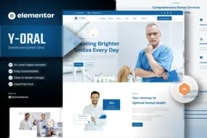 Mua Y-Oral - Dentist & Dental Clinic Elementor Template Kit giá rẻ