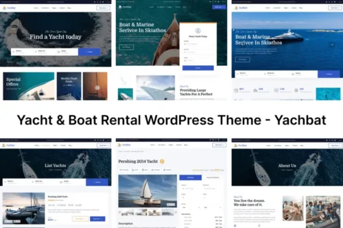Mua Yacht & Boat Rental WordPress Theme - Yachbat giá rẻ