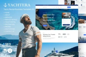 Mua Yachtera - Yacht Club & Boat Rental Elementor Template Kit giá rẻ