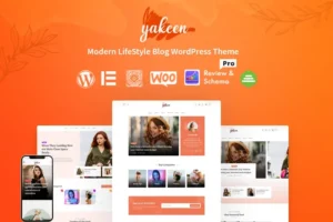 Mua Yakeen - Lifestyle Blog WordPress Theme giá rẻ