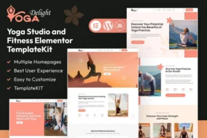 Mua Yoga Delight - Yoga Studio & Fitness Elementor Template Kit giá rẻ