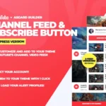 Youtube Channel Feeds and Subscribe Box Plugin