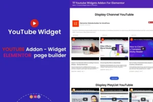 Mua YouTube Widgets - Addon for elementor page builder giá rẻ