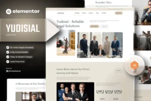 Mua Yudisial - Law Firm Elementor Template Kit giá rẻ