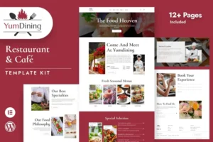 Mua Yumdining - Restaurant & Café Elementor Template Kit giá rẻ