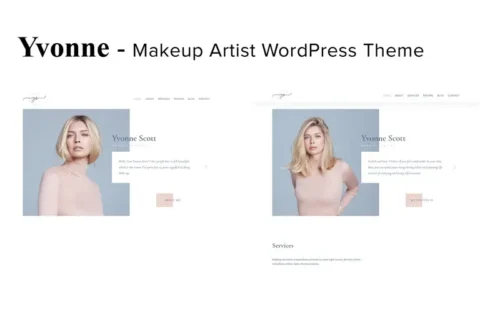 Mua Yvonne - Makeup Artist WordPress Theme giá rẻ