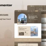 Zamzam – Umrah & Hajj Tour Travel Elementor Template Kit