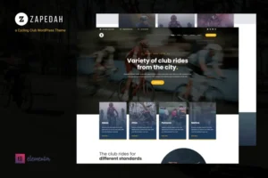 Mua Zapedah - Cycling Club WordPress Theme giá rẻ