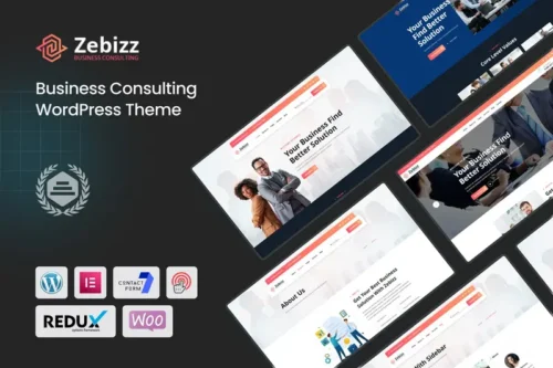 Mua Zebizz - Business Consulting WordPress Theme giá rẻ