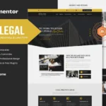 Zed Legal – Professional Attorney & Law Firm Elementor Template Kit