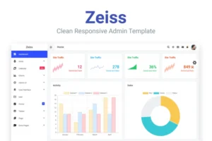 Mua Zeiss - Clean Responsive Admin Template giá rẻ