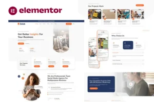 Mua Zeleb - Social Media Marketing & Digital Advertising Elementor Template Kit giá rẻ