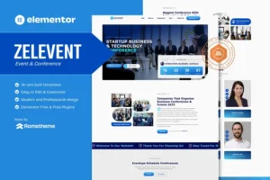 Mua Zelevent - Event & Conference Elementor Template Kit giá rẻ