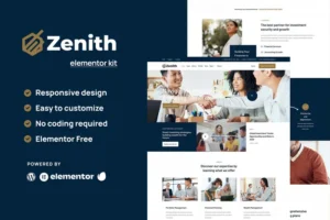 Mua Zenith - Investment & Business Opportunity Elementor Template Kit giá rẻ