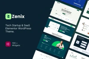 Mua Zenix - Tech Startup & SaaS WordPress Theme giá rẻ