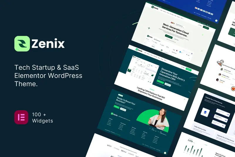 Mua Zenix - Tech Startup & SaaS WordPress Theme giá rẻ