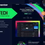 Zentech – Mobile App & Fintech Startup Elementor Template Kit