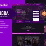 Zephora – Bar & Night Club Services Elementor Template Kit
