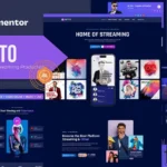 Zetto – Podcast & Streaming Production Elementor Template Kit