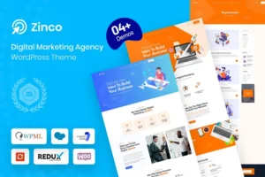 Mua Zinco - Digital Marketing Agency WordPress Theme giá rẻ