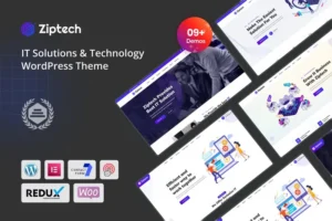 Mua Ziptech - IT Solutions Technology WordPress Theme giá rẻ