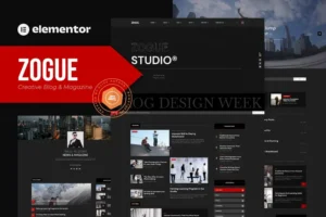 Mua Zogue - Creative Blog & Magazine Elementor Pro Template Kit giá rẻ