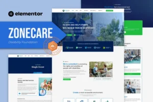 Mua Zonecare - Disability Foundation Elementor Template Kit giá rẻ