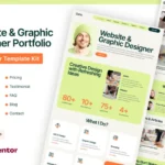 Zorox – Website & Graphic Designer Portfolio Elementor Pro Template Kit
