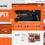 Zumper – Basketball Club & Academy Elementor Template Kit