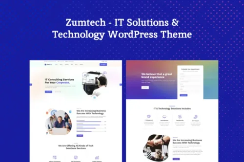 Mua Zumtech IT Solutions & Technology WordPress Theme giá rẻ