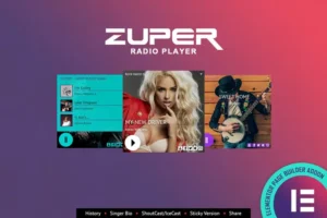 Mua Zuper - Shoutcast Icecast Radio Player - Elementor giá rẻ