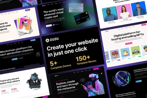 Mua Zuzu - NFT & Crypto WordPress Theme giá rẻ