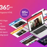 365 Days | News HTML Template