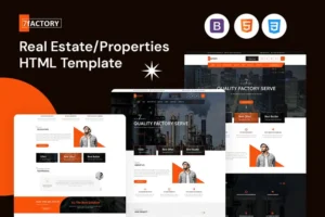 Mua 7fACTORY - Industrial & Manufacturing HTML giá rẻ