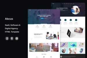 Mua Abcus - SaaS, Software & Digital Agency Template giá rẻ