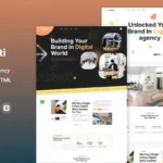 Abhati – Digital Agency HTML Template