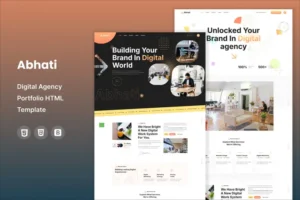 Mua Abhati - Digital Agency HTML Template giá rẻ