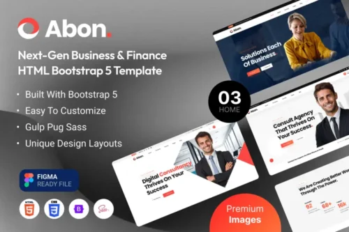Mua Abon - Multipurpose Business & Finance Template giá rẻ