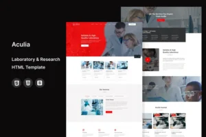 Mua Aculia | Laboratory & Research HTML Template giá rẻ