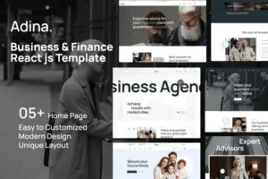Mua Adina - Business & Finance React jsTemplate giá rẻ