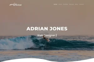 Mua Adrian - Portfolio Template giá rẻ