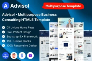 Mua Advisol - Business Consulting HTML Template giá rẻ