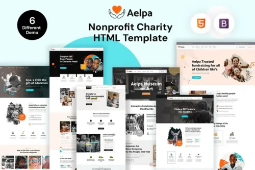 Mua Aelpa - Nonprofit Charity HTML Template giá rẻ
