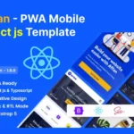 Affan – PWA Mobile React js Template