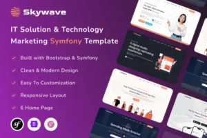 Mua Agency & Technology Symfony Template - Skywave giá rẻ