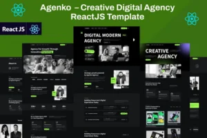 Mua Agenko - Creative Digital Agency ReactJS Template giá rẻ